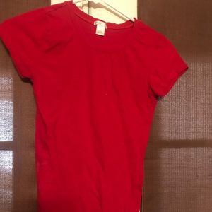 Adult Small/Medium Red Crew Neck T shirt